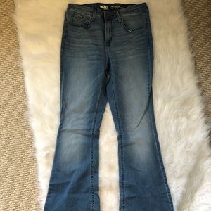 High rise flare jeans